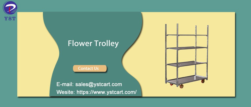 Flower trolley in step with the times Flower trolley in step with the times