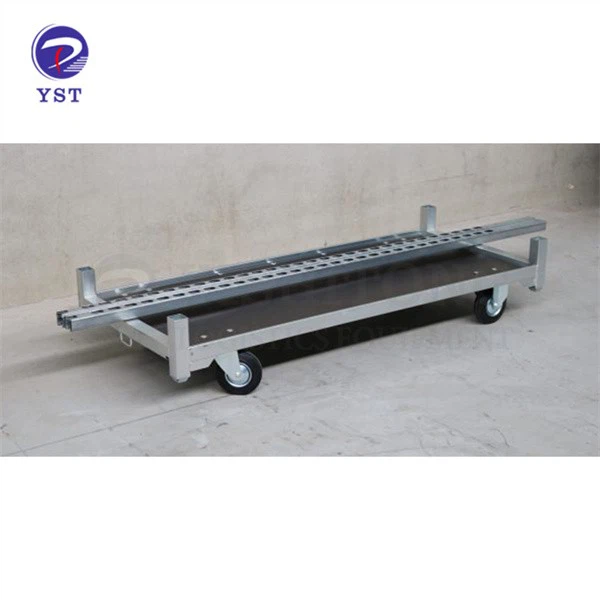 Foldable Metal Flower Trolley Cart